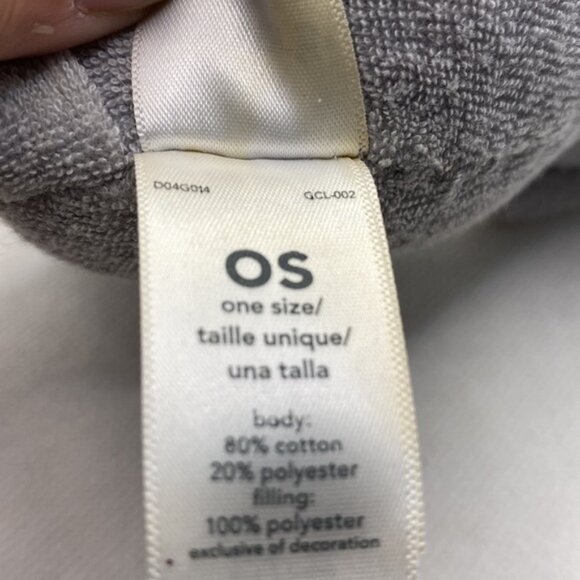 Carter’s Grey Elephant Plush Grey Yellow Ears Terry Cloth Baby Stuffed Toy - Picture 5 of 10